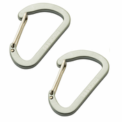 MUNKEES KARABINER CARABINER FLAT WIRE GATE 4 X 40 MM