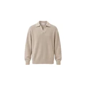 DAN FOX APPAREL Pulover Hasan temno siva