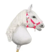 BB Nastavljiva ovratnica za konje Hobby Horse A3 - neonsko roza