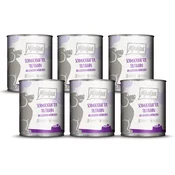 Mjamjam Pasja hrana - puran in korenje - 6 x 800g