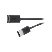 Belkin USB 2.0 A M/F 3m USB cable USB A Black