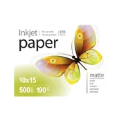 Fotopapier - 10 x 15 cm/190g - matný, 500 ks v balení