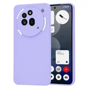 Silikonski ovitek Techsuit SoftFlex za Nothing Phone (3a) Pro - svetlo vijoličen