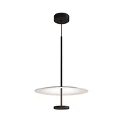 LED luster na sajli ROSS LED/13W/230V crna/bela