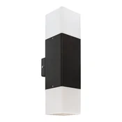 Ideus Zunanja vrtna stenska svetilka črna IP44 2x15W GRYF 2xE27 D 03653