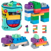 slomart Mehki senzorični gradbeni bloki LEAN TOYS, 30 kosov v vrečki