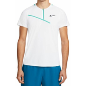 Muški teniski polo Nike Spring Slam Ultimate Zip Polo M - white/black
