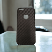 Ovitek Carbon electric za Apple iPhone 6/6S plus, Teracell, črna