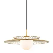 ITALUX MDM-4000/1 GD - Luster na sajli SARAH 1xE27/40W/230V