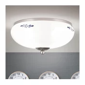 Orion DL 7-673 - Plafonsko svetlo LANDHAUS 2xE27/60W/230V precnik 28 cm mat hrom/bela