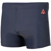 Mens swimsuit aqua sphere essential boxer dark grey/coral 30