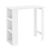 SoBuy SoBuy Kuhinjska Miza s Polico, Bela, 112x57x106 cm, FWT17-II-W, za Majhne Prostore in Bar, (5000018652)