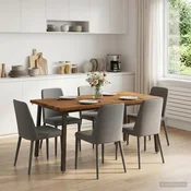 vidaXL Kvadratna jedilna miza 160 x 80 x 75 cm Masiven les akacije