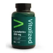 Vitalized Lactoferrin+, 200 mg, 60 kapsul