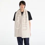 Šali Calvin Klein Bold Logo 2-Tone Wool Scarf White Universal