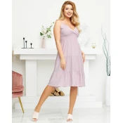 Resti Womens Pink Knee-Length Summer Dress - Clothing