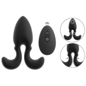 ANOS RC Vibrating Plug Flexible Arms 10 Modes Silicone Black 10.2cm 54053270000