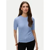 Vero Moda Pulover Morena 10321893 Svetlo modra Slim Fit