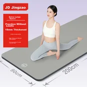 JD Prostirka za jogu, 200x90cm, Siva
