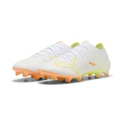PUMA ULTRA NITRO™ 7 ULTIMATE WHITE FG Football Boots Unisex, Sports, White/Yellow Alert/Heat Fire, 47