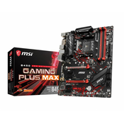 MSI B450 GAMING PLUS MAX, AMD B450, VGA by CPU, 2xPCI-Ex16, 4xDDR4, M.2, DVI/HDMI/USB3.2(Gen2), ATX (Socket AM4)