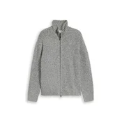 TOM TAILOR DENIM Pletena jopa siva/kamen