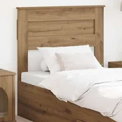 Vidaxl Vzglavje z vzglavjem Umetni hrast 75 cm Konstruiran les