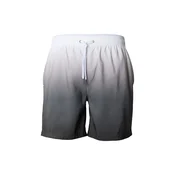 Urban Classics Kratke kopalne hlače siva/bela