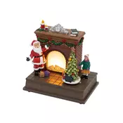Home DRM 14 božićna pokretna diorama LED kamin
