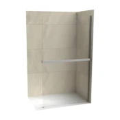 Walk-in COPEN MONTE SUPERIORE 120x200, 8mm staklo, polica i držac hrom C-02-WIS120MB
