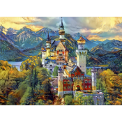 BlueBird - Puzzle Neuschwanstein Castle, Fussen, Germany - 1 000 kosov