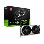 MSI NVidia GeForce RTX 4070 Ti Graficka karta 12GB 192bit RTX 4070 Ti VENTUS 2X 12G OC