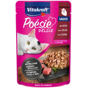 Vitakraft Mokra mačja hrana Poésie Délice Sauce + - Srčki