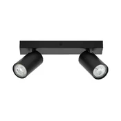 Ledvance - LED zidna spot svetiljka OCTAGON 2xGU10/3,4W/230V 2700K crna