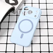 Maska za iPhone 17 Pro 63 Magsafe Pure color svetlo plava