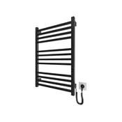 Kupatilski merdevinski radijator HF LONDON 165W/230V 77x53 cm, crni, desni