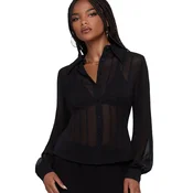 Ženska srajca KILLSTAR - Vervelle - Black - KSRA014549