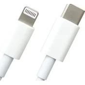 USB C kabel - Apple Lightning PD hitro polnjenje, 1 m, bel