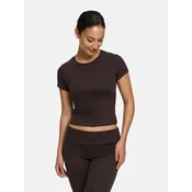 cfab Majica Cotton T-Shirt temno rjava