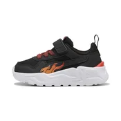 PUMA Trinity 2 Sparks Sneakers Toddlers, Shop, Black/Bright Papaya/Red Flash, 26