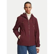 Hunter Dežna jakna HARW0004261 Bordo rdeča Regular Fit