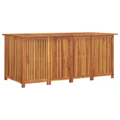 Vidaxl Vrtna škatla za shranjevanje 175x80x75 cm trden akacijev les