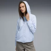 Womens Puma Essentials Regular Windbreaker Jacket, Blue, Size XL, Clothing