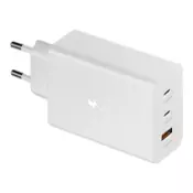 Kucni punjac Fast Charging Adapter Trio (USB-Cx2,USB-A) za Samsung PD 65W beli
