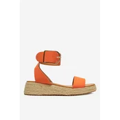 DeeZee Espadrile QS276-1 Oranžna