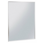 Ogledalo s prirezanim robom, 40 x 60 cm, brez kompleta za pritrditev - 24 - Vrtljivo 90° - Aqualine - 40.00 - Sodoben kvadraten - Okrasna ogledala - 40x60 cm - 60.00