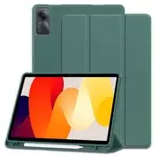 Etui Techsuit Flex Trifold z držalom za pisalo za Xiaomi Redmi Pad SE - green