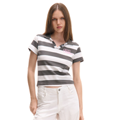 Cropp - Prugasta majica - white