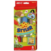 Amos 3D barve za ustvarjanje Ježek