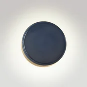 MARSET LED stenska svetilka Caramel, modra, O 28 cm, TRIAC, steklo - Dnevna soba/jedilnica - Dizajn - modra, črna